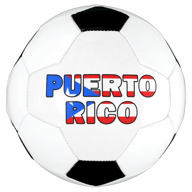 Balón De Fútbol Puerto Rico (Anverso)