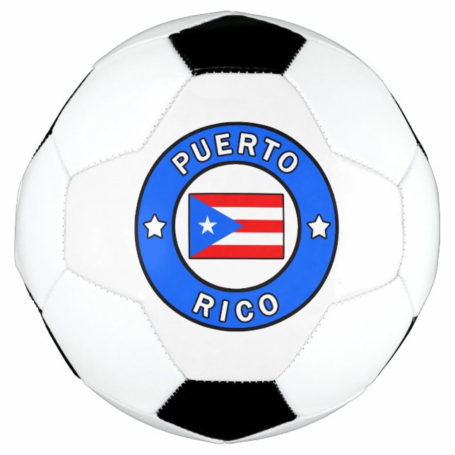 Balón De Fútbol Puerto Rico (Anverso)