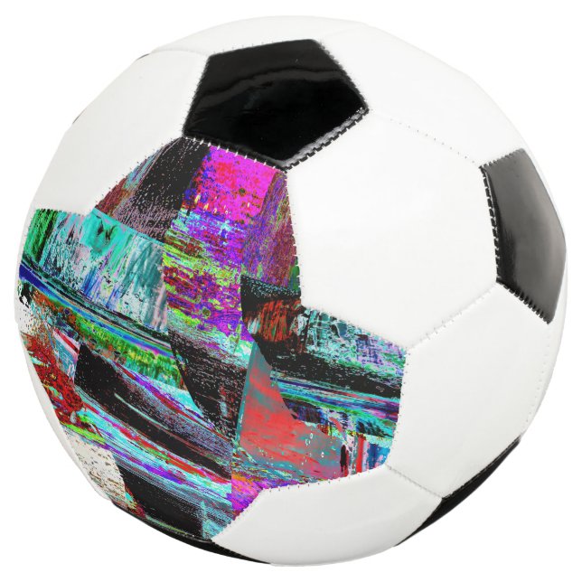 Balón de Fútbol – Pulso de Neón (Tres cuartos)