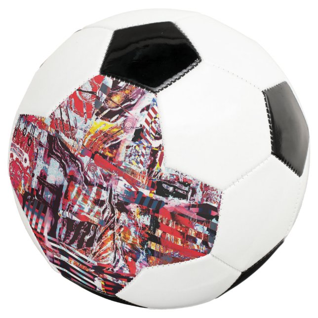 Balón de Fútbol – Pulso Fragmentado (Tres cuartos)