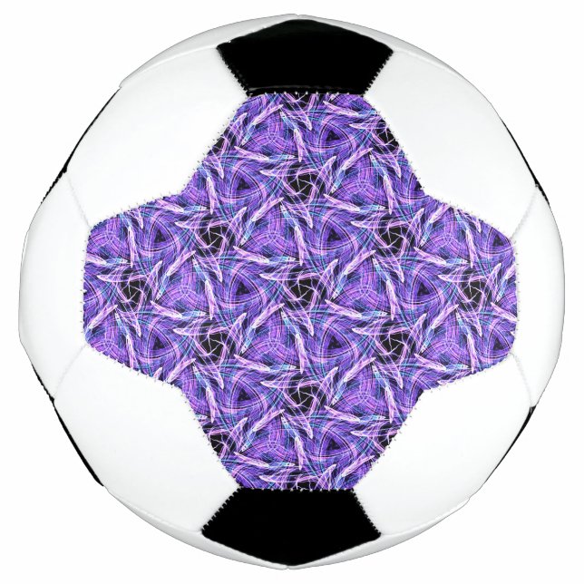 Balón De Fútbol Pulso Violeta (Anverso)