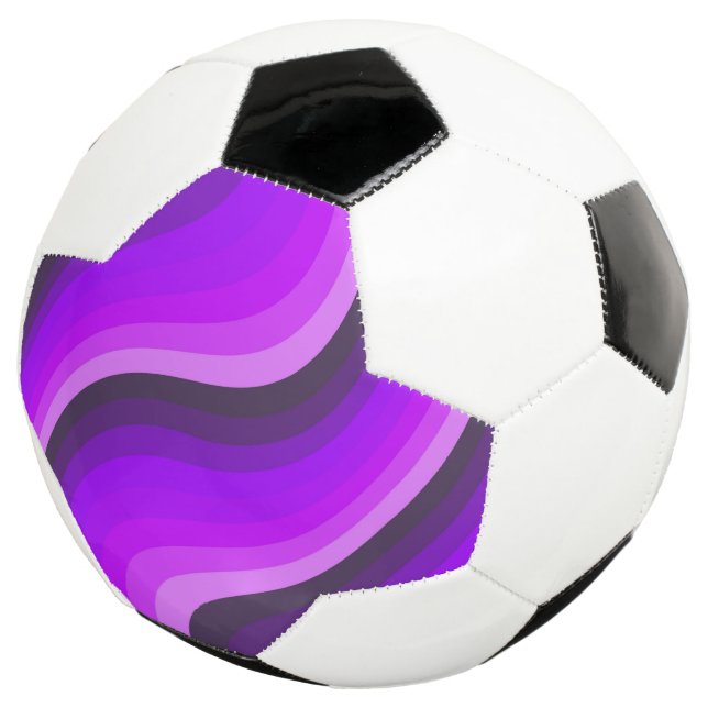 Balón De Fútbol Purple Funky (Tres cuartos)