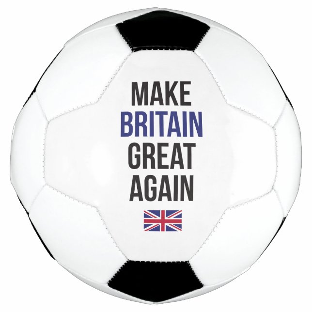 Balón De Fútbol Que Gran Bretaña vuelva a granjearse el Brexit con (Anverso)