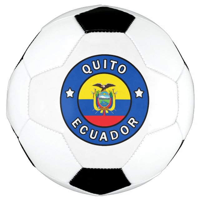 Balón De Fútbol Quito Ecuador (Anverso)