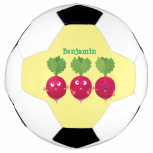 Balón De Fútbol Radios cortos cantando verduras personalizados del