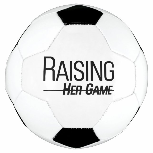 Balón de fútbol Raising Her Game (Anverso)