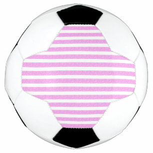 Balón De Fútbol Rayas geométricas púrpuras claras