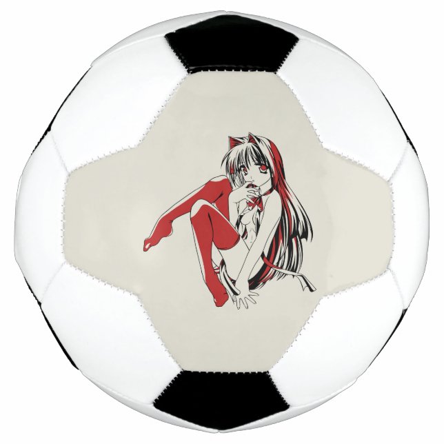 Balón De Fútbol RBP, Neko, el Chica sexy de Anime (Anverso)