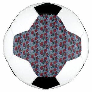 Balón De Fútbol Red Daisies