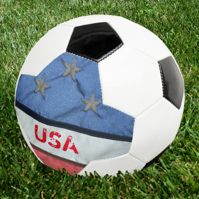 Balón De Fútbol Red White and Blue Stars and Stripes Flag (Subido por el creador)