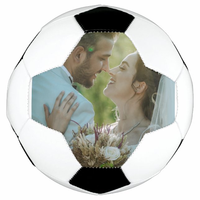 Balón de Fútbol Regalo de Boda con Diseño de Image (Anverso)