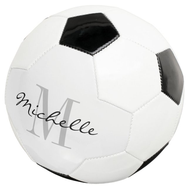 Balón De Fútbol Regalo de fútbol con nombre personalizado personal (Tres cuartos)