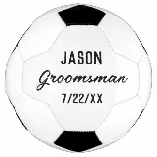 Balón De Fútbol Regalo para Padrinos de Boda con Texto Personaliza