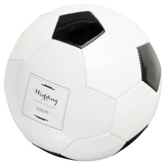 Balón De Fútbol Regalo Personalizado Moderno Elegante para Boda