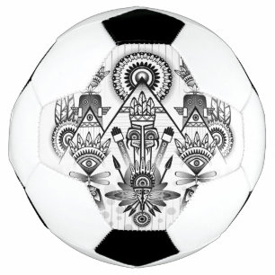 Balón De Fútbol Resumen de la antigua tribu indígena