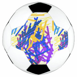 Balón De Fútbol Resumen moderno Esplash de pintura festiva