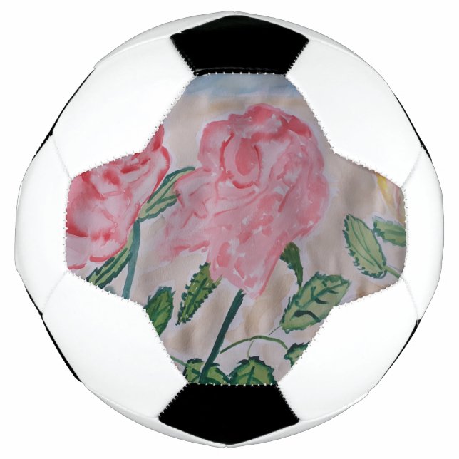 Balón De Fútbol Resumen Rosas de verano (Anverso)