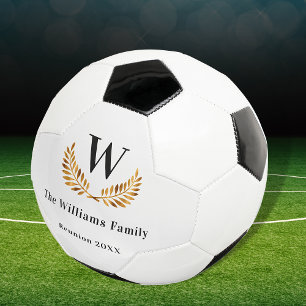 Balón De Fútbol Reunificación familiar personalizado monograma nom