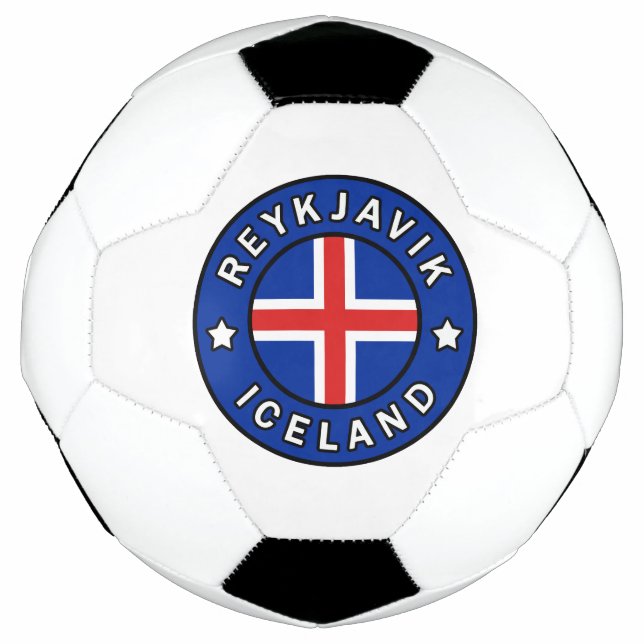 Balón De Fútbol Reykjavik Islandia (Anverso)