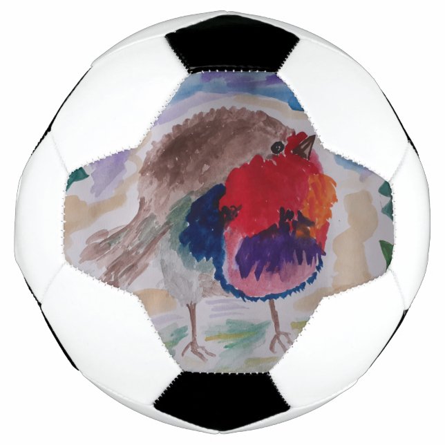 Balón De Fútbol Robin navidades (Anverso)