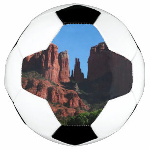 Balón De Fútbol Roca catedral en el Monumento a Sedona Arizona