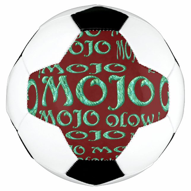 Balón de fútbol rojo Mojo (Anverso)