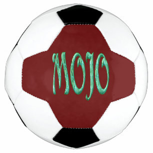 Balón de fútbol rojo Mojo