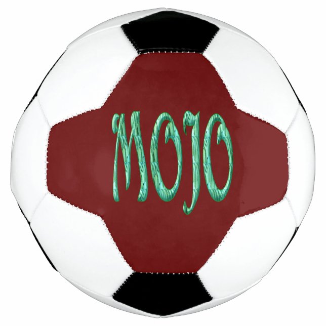 Balón de fútbol rojo Mojo (Anverso)