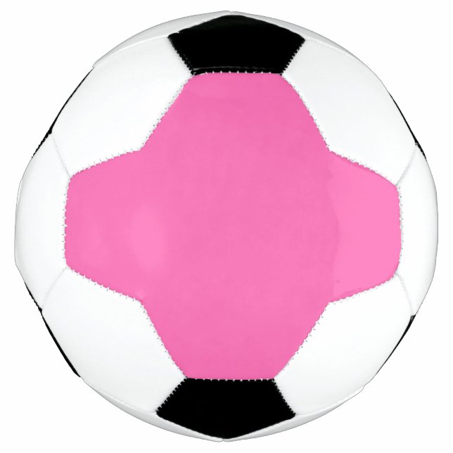 Balón De Fútbol Rosa caliente (Anverso)