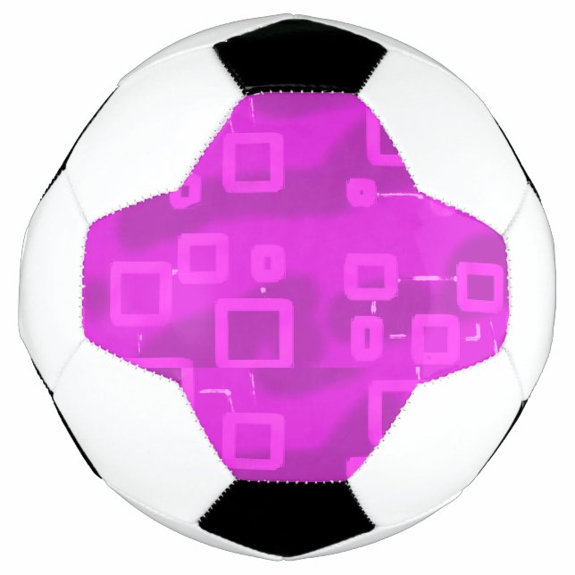 Balón De Fútbol Rosa oscuro (Anverso)