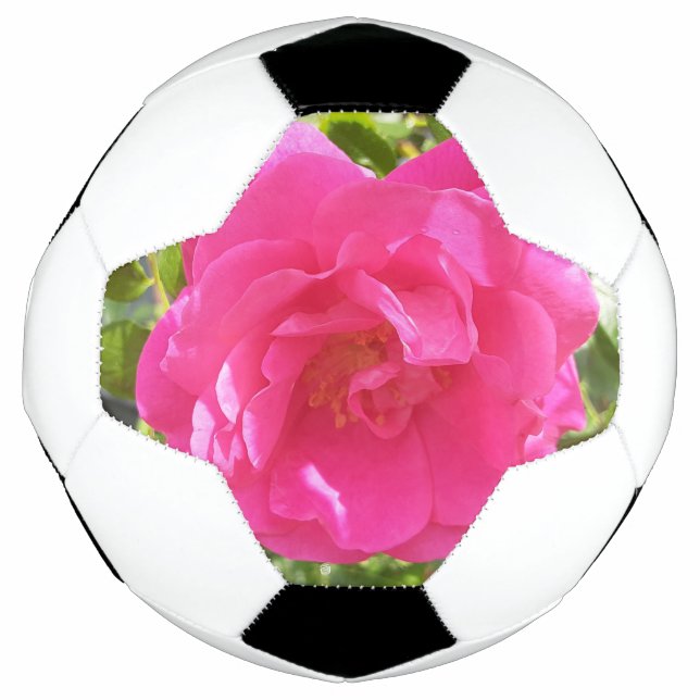 Balón De Fútbol Rosa rosa (Anverso)
