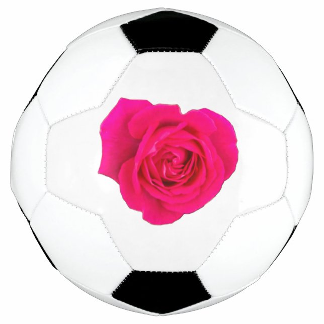 Balón De Fútbol Rosa Rosa #4 (Anverso)