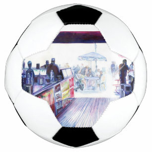Balón De Fútbol Ruby's, Coney Island, Nueva York