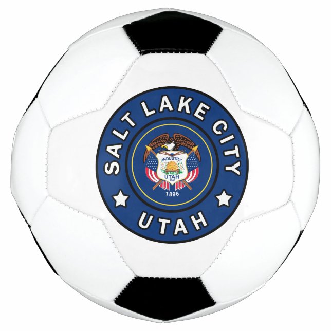 Balón De Fútbol Salt Lake City Utah (Anverso)
