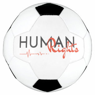 Balón De Fútbol Salvamento de los derechos humanos