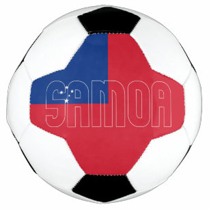 Balón De Fútbol Samoa Flag Adorable Patriotic