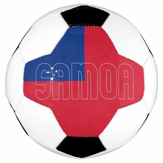 Balón De Fútbol Samoa Flag Adorable Patriotic (Anverso)