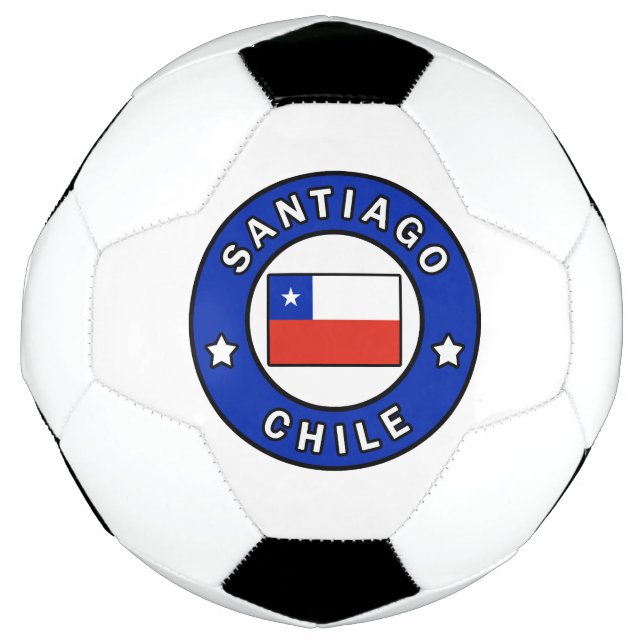 Balón De Fútbol Santiago Chile (Anverso)