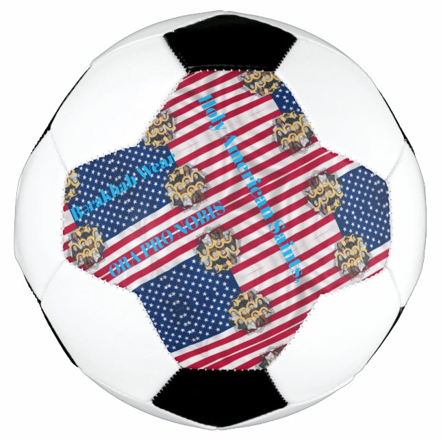 Balón De Fútbol Santos Americanos (Anverso)