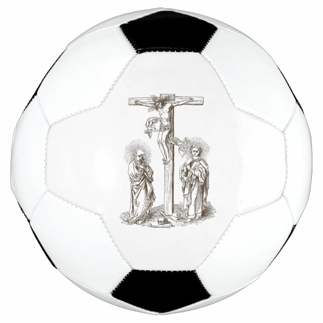 Balón De Fútbol Santos y Jesús Arte Clásico (Anverso)