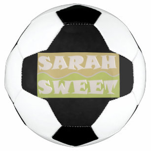Balón De Fútbol Sarah Sweet quemó naranja y se desvaneció en verde