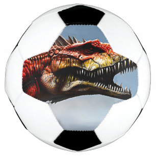 Balón De Fútbol Scary Spinosaurus Dinosaur, Soccerball