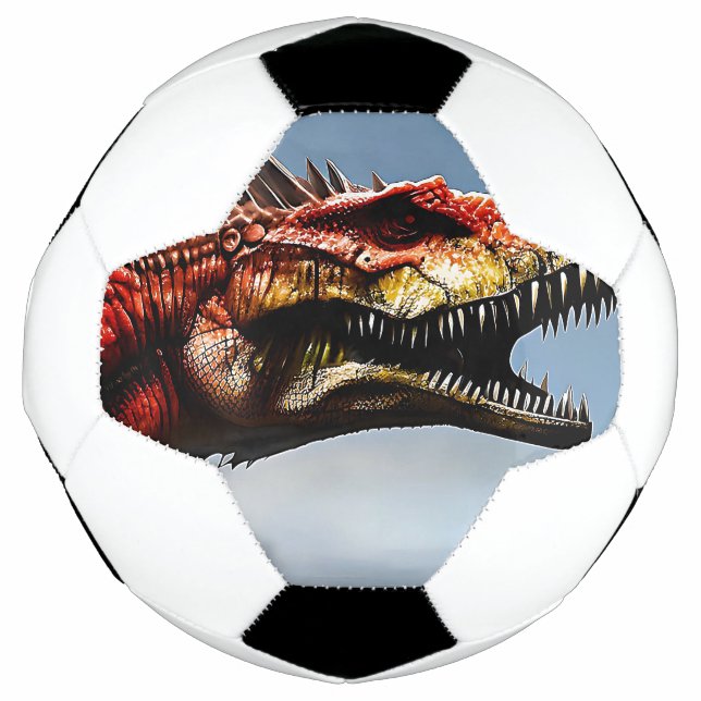 Balón De Fútbol Scary Spinosaurus Dinosaur, Soccerball (Anverso)