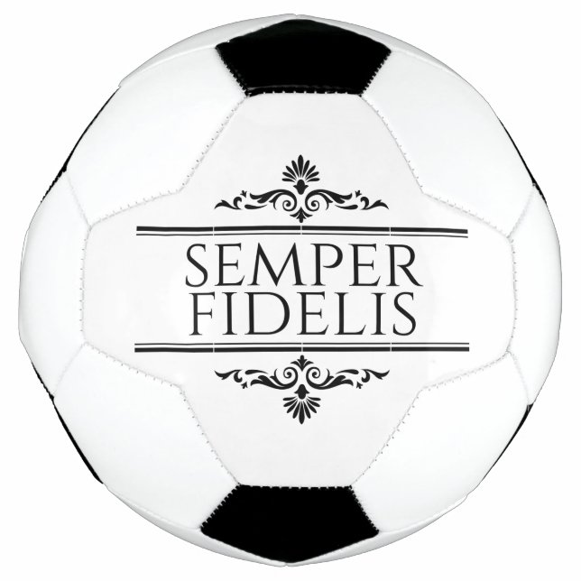 Balón De Fútbol Semper Fidelis (Anverso)