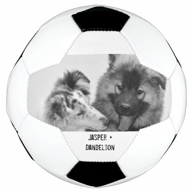 Balón De Fútbol Sencillo, moderno Mascota Personalizado o foto de  (Anverso)