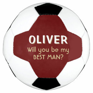 Balón De Fútbol ¿Serás mi mejor nombre personalizado masculino fút