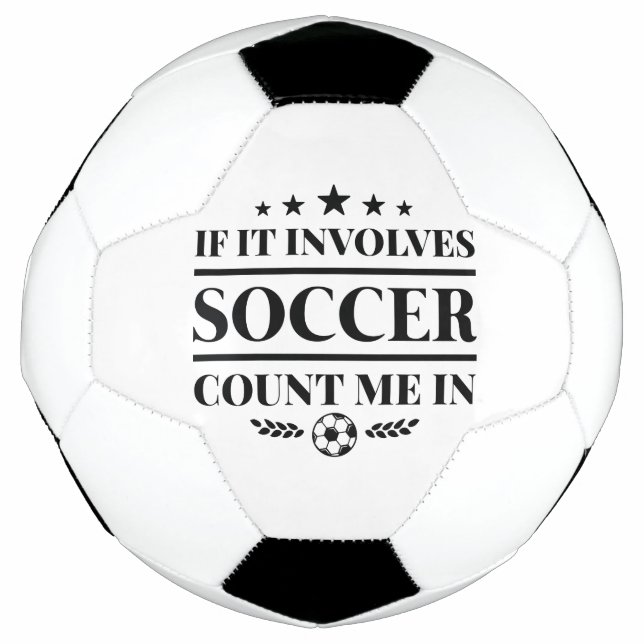 Balón De Fútbol Si involucra al fútbol, contadme (Anverso)
