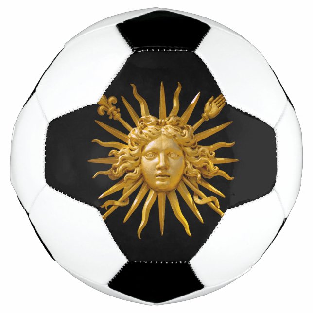 Balón De Fútbol Símbolo de Luis XIV el Rey Sol (Anverso)