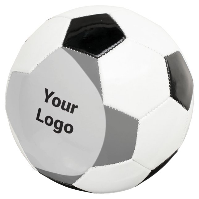 Balón De Fútbol simple personalizado mínimo añadir su dirección de (Tres cuartos)
