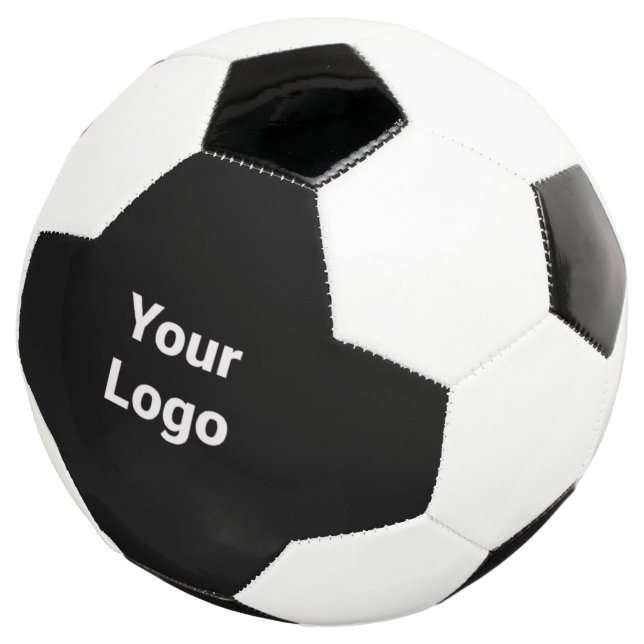 Balón De Fútbol simple personalizado mínimo añadir su dirección de (Tres cuartos)